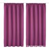 Study Finished Curtains, European Simple Bedroom Balcony Curtains, Microfiber Abraded Curtains