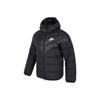 Logo Zip-up Hooded Down Jacket Men Outerwear Black DV0754-010