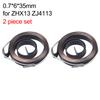 Springs Coil Spring Approx. 0.7x6x35 Mm Bronze+Black Installation Safety Spring Steel Wide Applicability New Blackening
