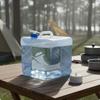 Foldable Water Tank Food Grade Container Lightweight for Travel, Road Trip 10L Faucet