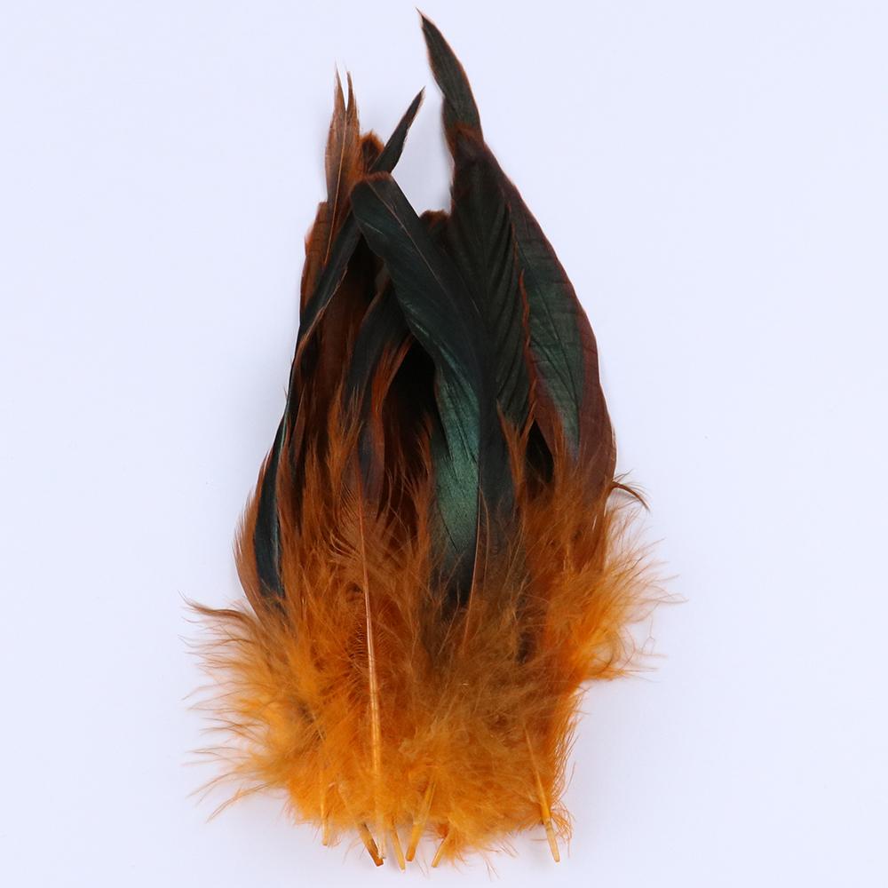 50Pcs/Lot Natural Color Rooster Feathers 6-8 Inch/15-20 CM Pheasant Chicken Feather for Crafts Jewelry Earring Making Plumes