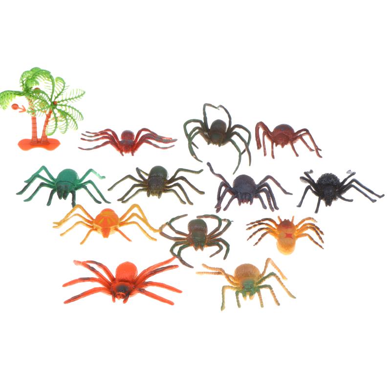 Realistic Bug Figures Insect Spider Scorpion Toy Set Spider Scorpion Action Figures For Kids Educational Party Favors Prank Prop