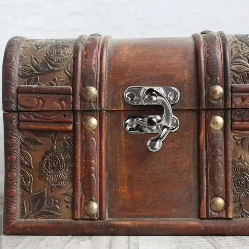 30 Stück Antik-Bronze-Boxen Riegel Eisen-Schloss-Fangriegel Für Schmuckschatulle Box Koffer Schnalle Clip Verschluss Holzbox Beschläge