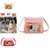 Cute Cartoon Animal Design Plush Shoulder Bag For Boys And Girls With Breathable Fabric