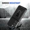 For TECNO Spark 40 Pro+ 4G Case with Slide Camera Lid PC + TPU Kickstand Phone Cover