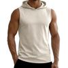 Men Sleeveless Hoodie Lightweight Hooded Tank Top Casual Summer Muscle Fit Gym Workout Athletic Vest