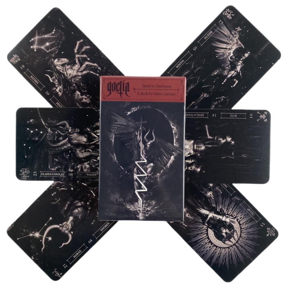 Goetia Tarot In Darkness Cards A 78 Deck Oracle English Divination Edition Borad Playing Games