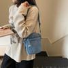 Taška přes rameno Džínová crossbody taška Dámská lehká taška na mobilní telefon