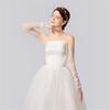 Wedding White Gloves Wedding Concert Operas Party Costume White Gloves for Bride and Bridesmaids Lady Gloves