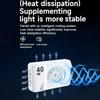Portable 40W LED Camera Light 2800K-9000K Handheld Filling Light 4400mAh Rechargeable Pocket Photography Lighting Lamp