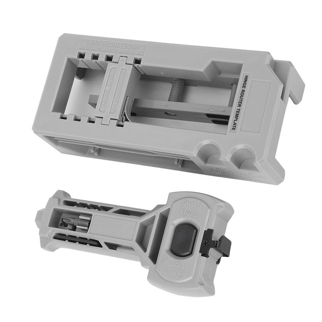 Door Hinge Latch Installation Kit Gray Accurate Adjustable Plastic Door Hinge Jig and Latch Installation Kit