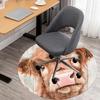 1PC cow painting Office Round Area Rug, Under Office Chairs Bedroom Living Room Home Decor,Carpet for Office, -1110170