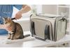 Expandable Multi-Window Cat Carrier Bag - Large Capacity, Breathable, and Portable for Travel