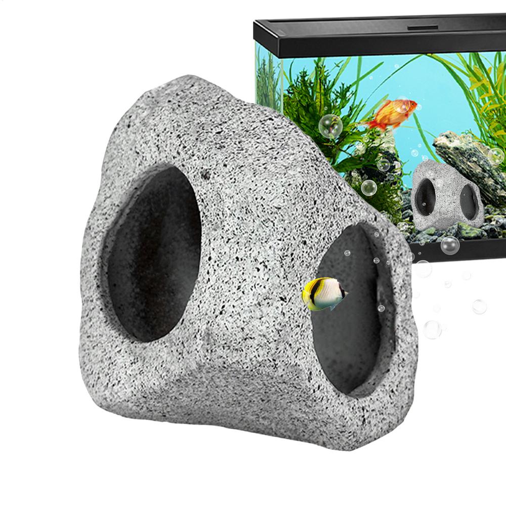 Cave For Aquarium Fish Tank Rock Decor Aquarium Shrimp Resting House For Decoration Hermit Crab Breeding Nest
