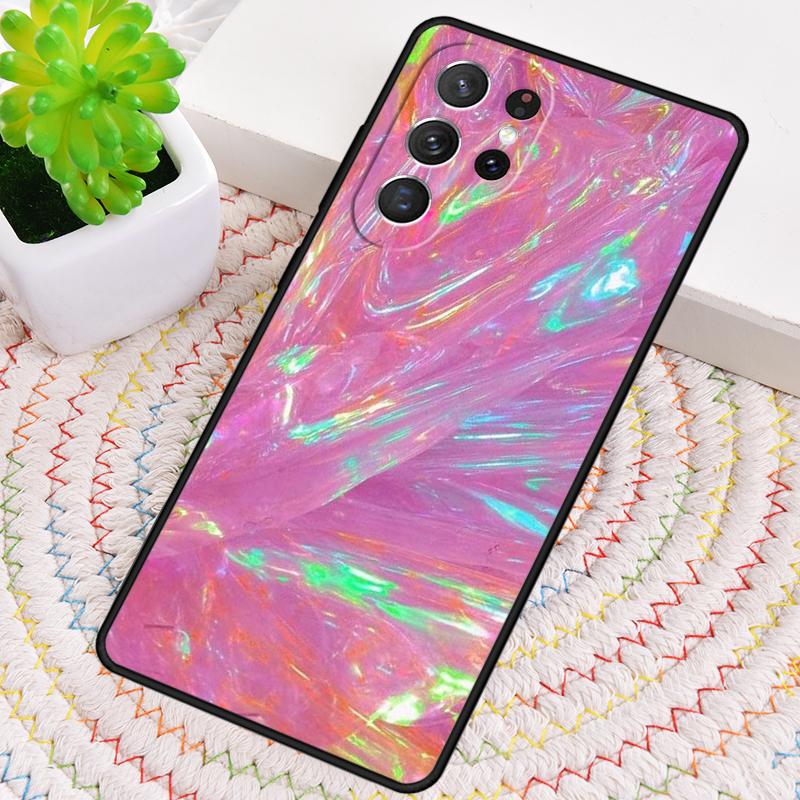 Holographische schillernde Silikon-Handyhülle Für Samsung Galaxy note 10 pro S26 S25 S24 S23 S22 S21 Plus S25Ultra Capa Cover