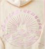European Size Coconut Wave Embroidery Hoodie with Drop Shoulder Sleeves