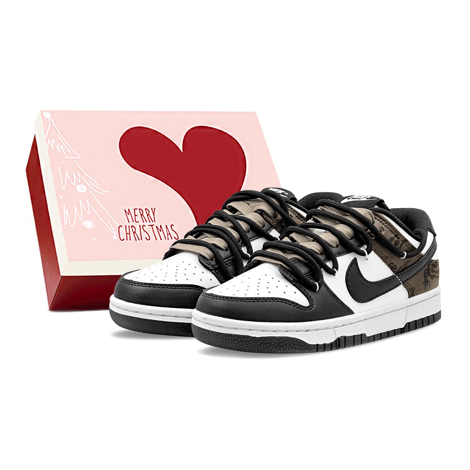 Nike Dunk Couple s, Auspicious Horse Year, Little Mocha CNY China, Horse Year, Auspicious Clouds, Deconstruction Design DD1391-100(Team1655-S-BOX) 40.5