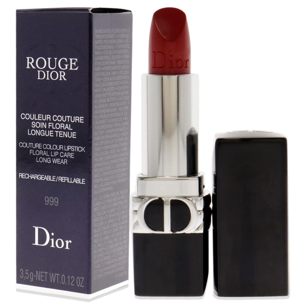 Dior Rouge Dior Couture Colour Refillable Lipstick - #999 (Satin) 3.5g/0.12oz