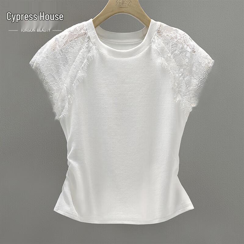 Sibaisha Women s Pleated Short Sleeve T-Shirt L