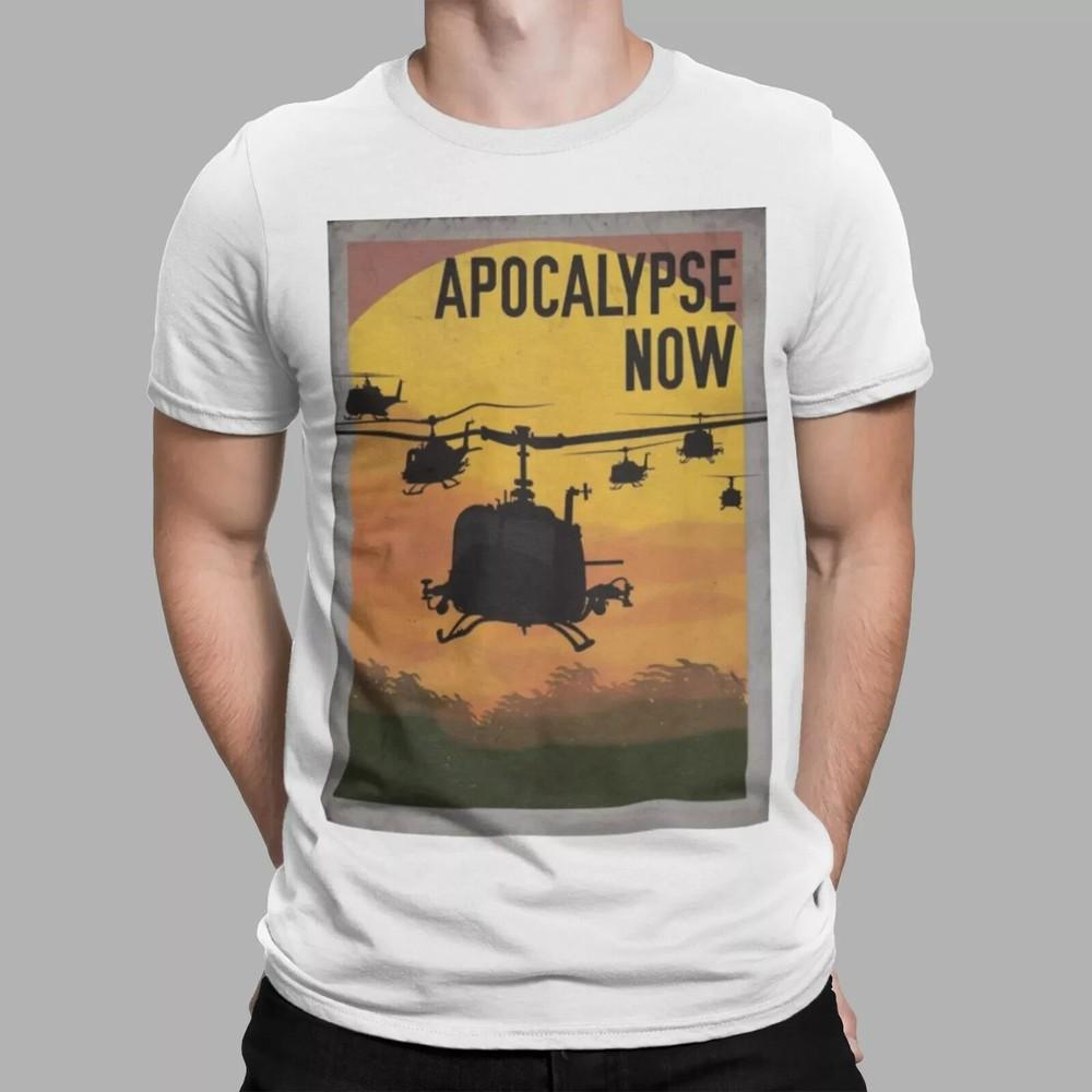 

Apocalypse Now T-Shirt retro 70s Tee Vietnam War 60s Gift USA Brando chopper Unisex T-Shirt XXL
