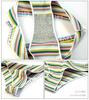 BEKYNI Ribbed Blend Colorful Sporty Brazilian Striped 5 Colors Women's Half-Back Cotton/Cotton Panties, Panties, (Size M)
