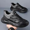 FashionCasual Sports Men Sneakers Spring Autumn Cow Leather Platform Shoes for Man Fashion Sports Shoe Male