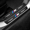 ZJYS3 Car Door Sill Plate Carbon Fiber Threshold Protector Stickers For BMW M Performance F20 F40 F22 F30 E90 F32 F06 F07 F46 E60 M5