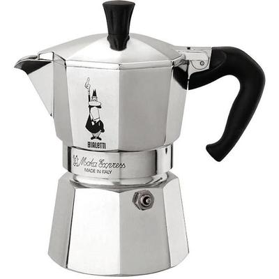 Cafetière italienne - BIALETTI - Moka Express - Tous feux sauf induction - 12 tasses - 770 ml - Inox