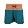 Short De Bain Urban Classics Block - Bleu Canard/orange - S