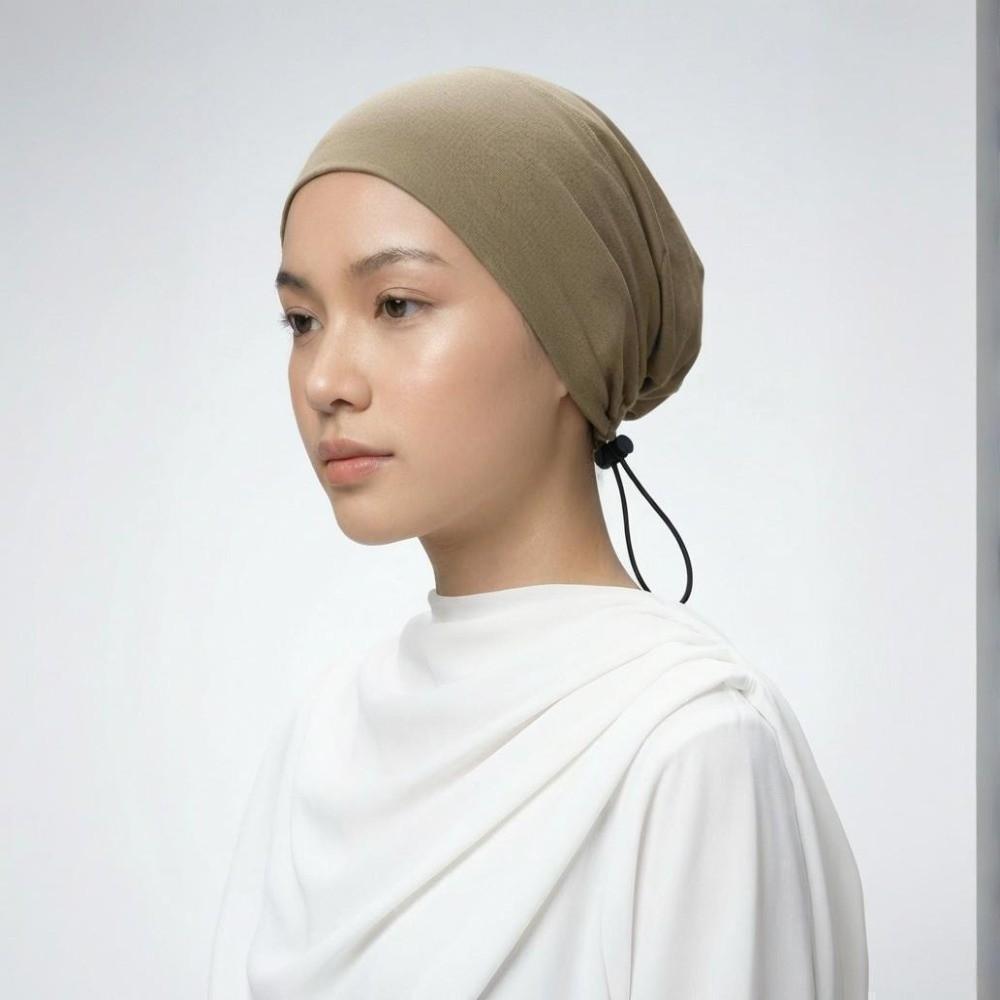 Full Cover Bonnet Hat Elastic Headband Cap New Turban Hat  Summer