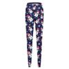 Women Fashion Christmas Print High Strength Elastic Belly Soft Leggings