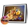 2pcs 40*30CM Easter Chick Rabbit Cross Stitch Kits 5D DIY Full Drill Diamond Painting Set Radiation Resistant Home Bedroom Decor