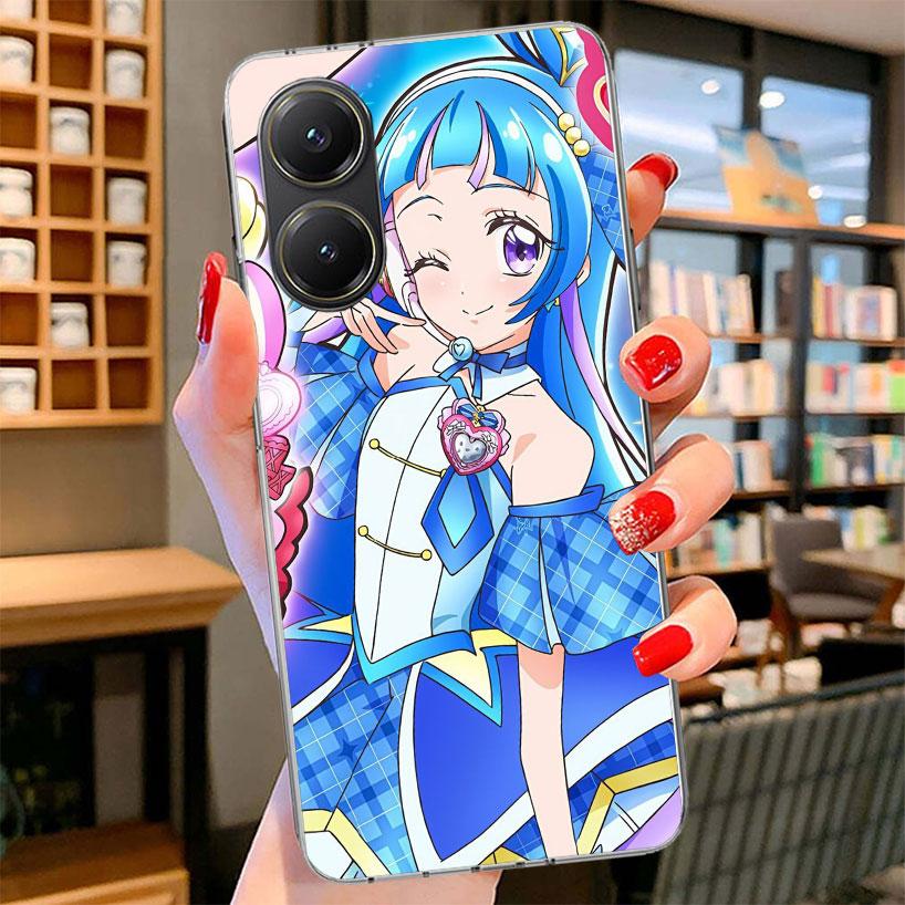 Pretty Cure Anime Phone Case For Xiaomi Poco F7 Ultra X7 X6 X5 Pro M7 Redmi 15C 15 13C 13 12C 12 10C 10 9A 9C 9T 9 Shell Poco F7