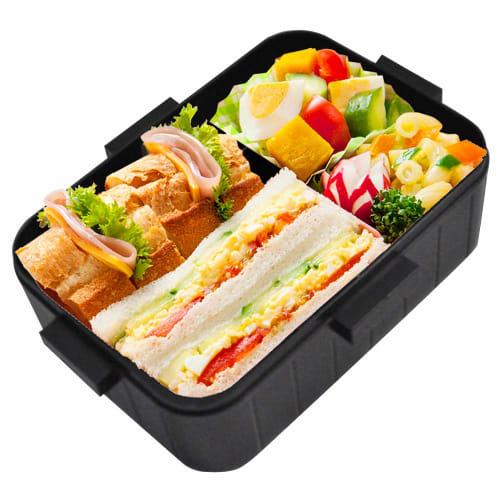 Skater Ag+ Silver Ion Antibacterial 4-Point Lock Lunch Box, 650ml, Snoopy Face, Peanuts, Made in Japan, YZFL7AG