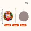 Luminous Door Hanging Decorations Christmas Home Diy Colorful Lights Snowman Scene Arrangement Hanging Decorations