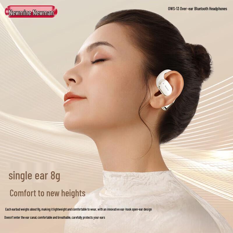 Newman OWS-13 Wireless Bone Conduction Open-Ear Sports Headphones