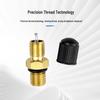 M8*1 Copper Tire Valve Stem with Built-in American Valve Core for Car, Motorcycle, Bicycle