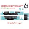 Xiaomi For Logitech Mechanical Keyboard G915\G913 G815\G813\TKL Series Large Set of Backlit Replacement Keycaps Textured Non-Slip