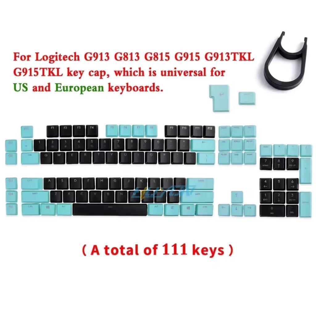 Xiaomi For Logitech Mechanical Keyboard G915\G913 G815\G813\TKL Series Large Set of Backlit Replacement Keycaps Textured Non-Slip