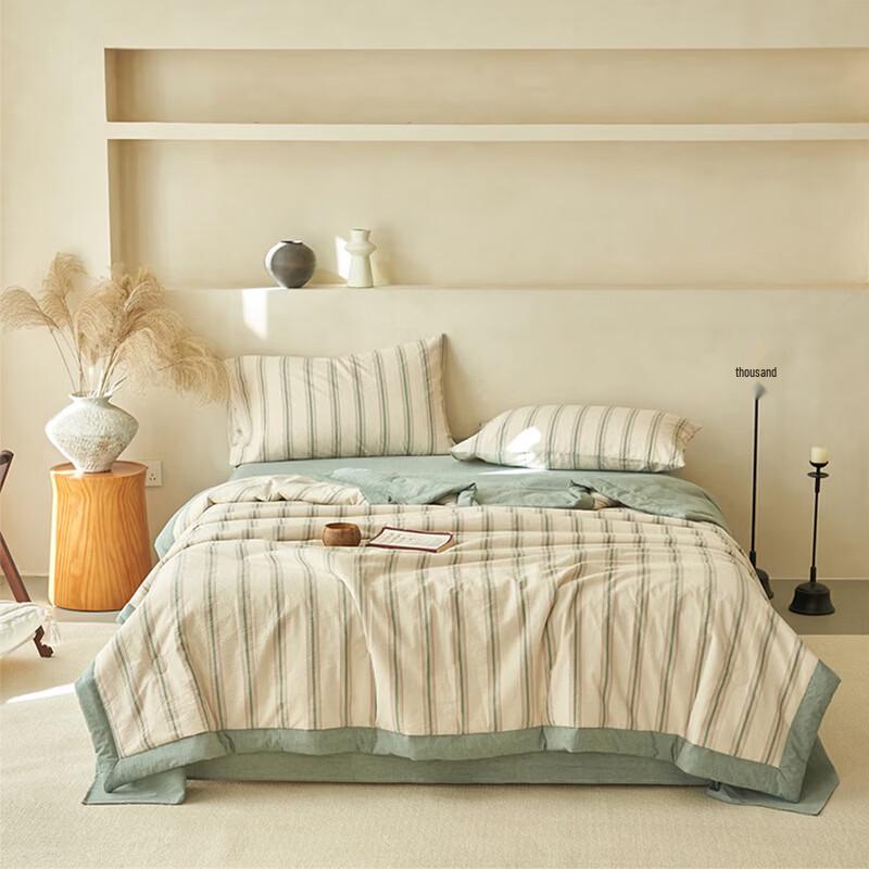 Yalu Cotton Linen Summer Quilt