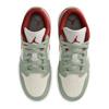 Air Jordan 1 Low GS Sail Jade Horizon Scarpe da Ginnastica per Bambini Verde Platino Puro Bianco Summit 553560133