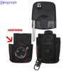 Jingyuqin Remote 2/4 Button Folding Car Key Shell Case For Volkswagen Vw Jetta Golf Passat Beetle Skoda Seat Polo B5