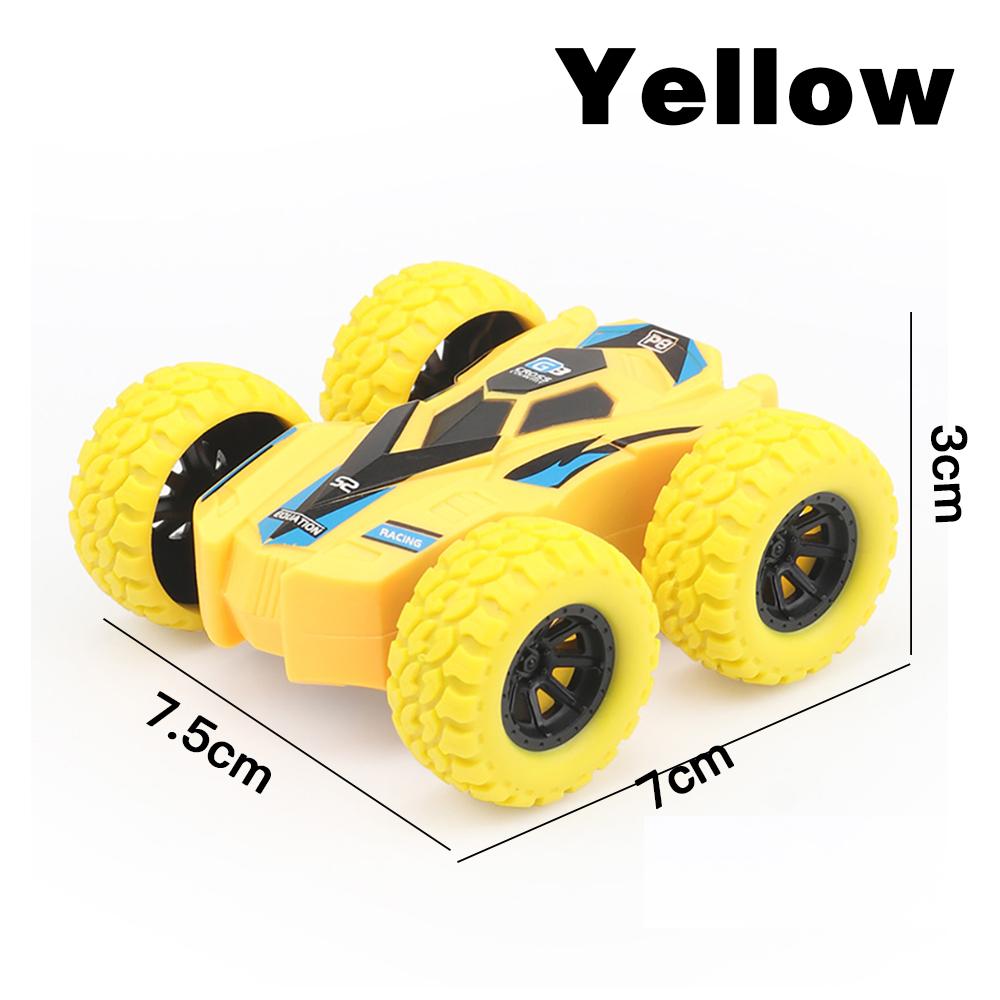 Mini Double-side Inertial Car Stunt 360° Flip Childs Puzzle Toy Car Indoor Outdoor Power Climbing Car Anti-fall Off-road Vehicle