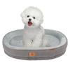 Alien Pet Dog and Cat Winter Pet Removable Fluffy Pet All Season Bed, Bed, Washable, High-Rebound Cushion, Cover, Sofa, Non-Slip, (Gray/M)