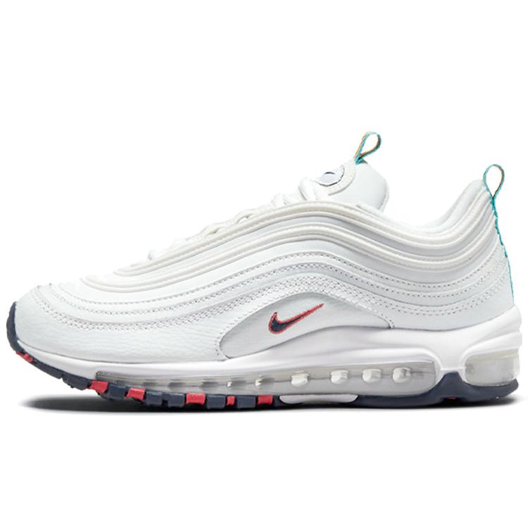 

new Nike Air Max 97 White Multi Color Pull Tabs Women s 38