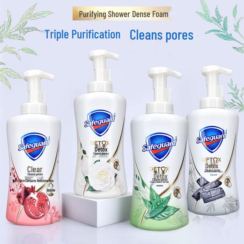 Safeguard Tea Tree Oil Foam Shower Gel