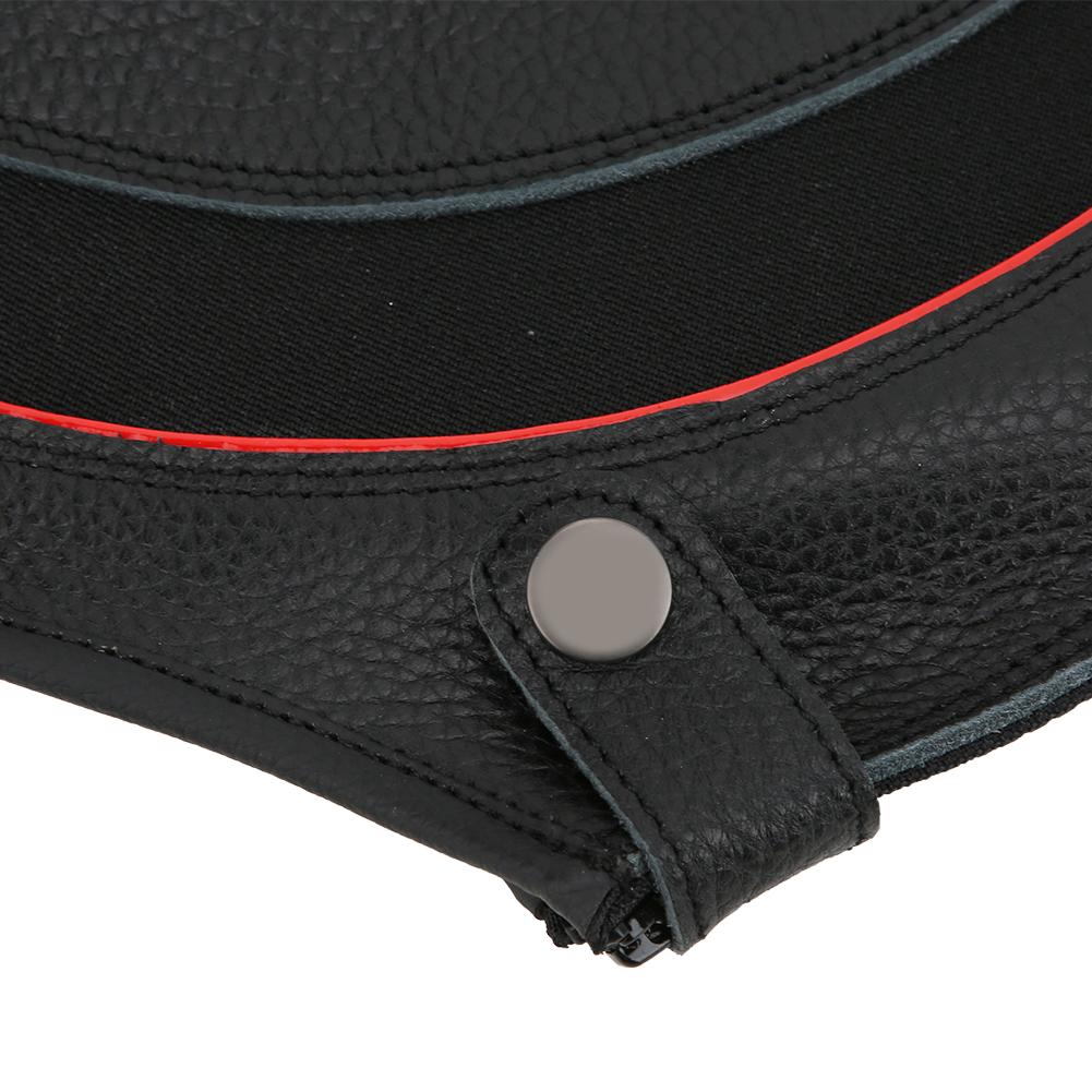 2 BUC Jambiere Profesionale de Echitație Jambiere Protectoare din Piele pentru Călărie NegruM