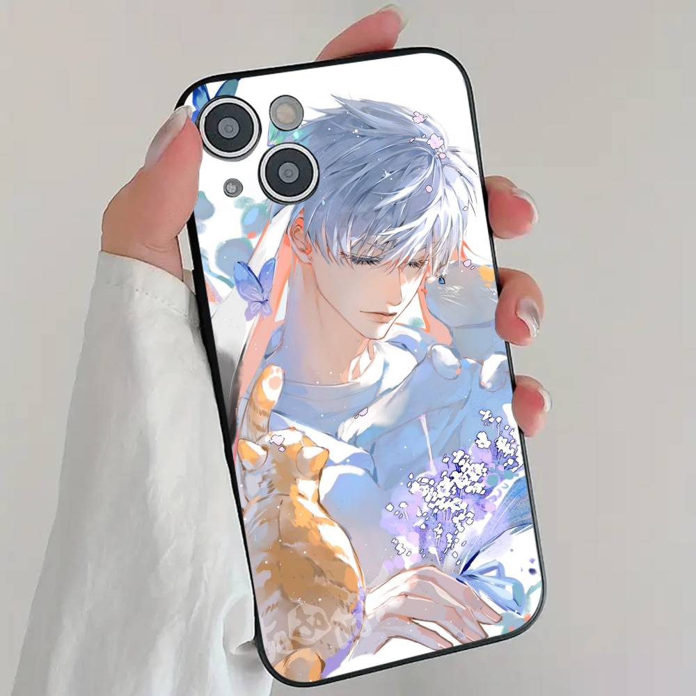 Handsome X-Xavier Otome Game L-love And D-deepspace Phone Case Cool Black Silicone Soft For IPhone 16 15 14 13 12 11 X XR Plus P