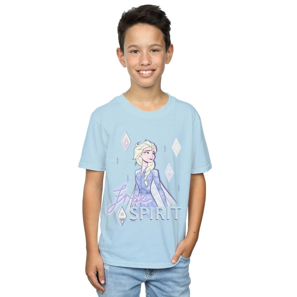 Disney Boys Frozen 2 Elsa Free Spirit T-Shirt