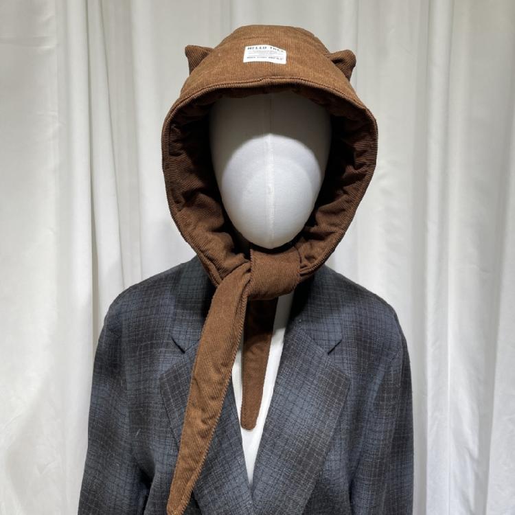 Pullover Ear Flap Caps Adult Devil Horn Trapper Hat Cold Weather Warm Trapper Hat